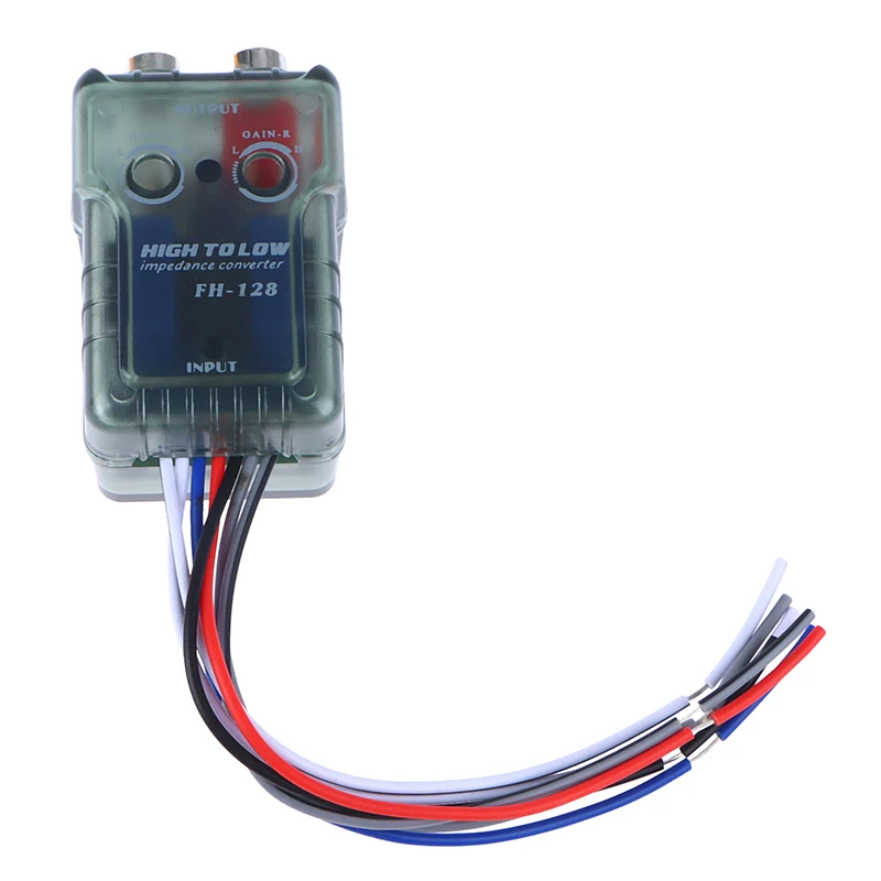 

Автомобильный аудиопреобразователь с высокой частотой на низкую частоту, выход с низким коэффициентом искажения, адаптер для преобразования музыки и данных