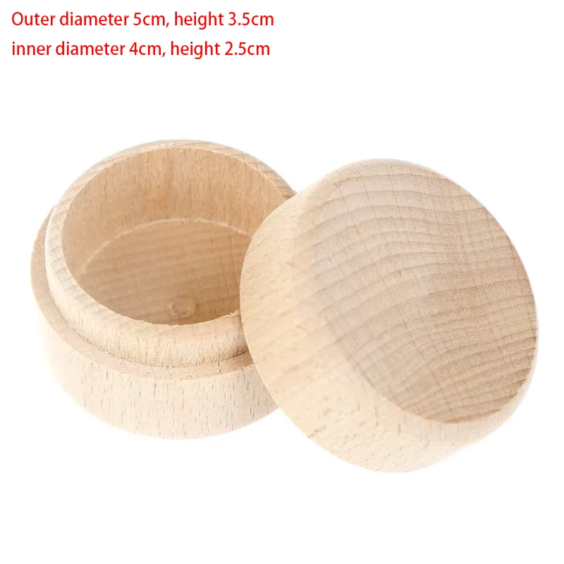 

Деревянная круглая шкатулка для украшений