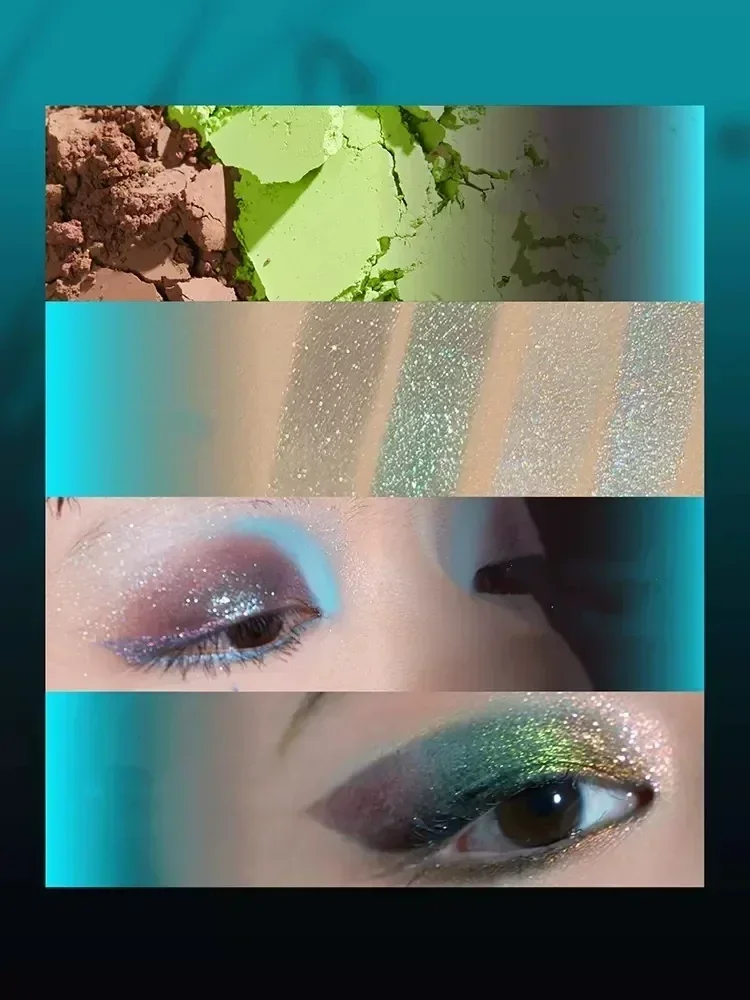 Girlcult Cyber Chatty четырёхцветная палитра теней для век