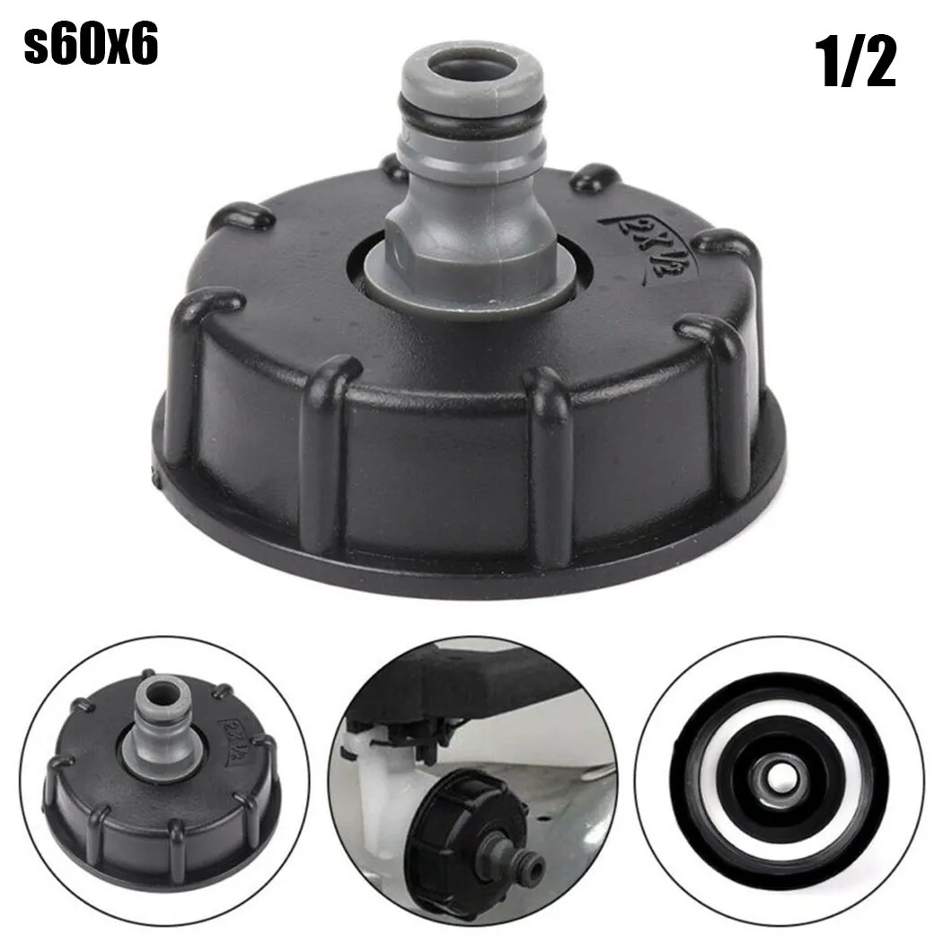 

1 Pcs Durable IBC Adapter Connector Water Tank Valve To 1/2 Inch Garden Small Nipple Hose Fitting Replacement Valve Adapter