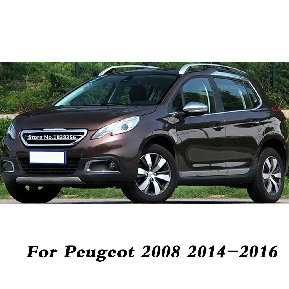 For Peugeot 2008 2014 2015 2016 2017 Cover Detector Stainless Steel Inner Built Rear Bumper Protector Trim Plate Lamp Pedal 1pcs |