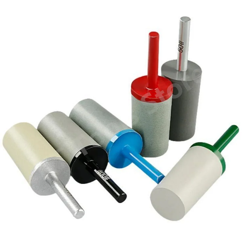 6 шт. мм цилиндр с хвостовиком алмазные шлифовальные насадки смоляные заусенцы