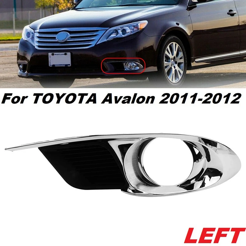 

Front Bumper Fog Light Lamp Bezel Frame Trim For Toyota Avalon 2011-2012