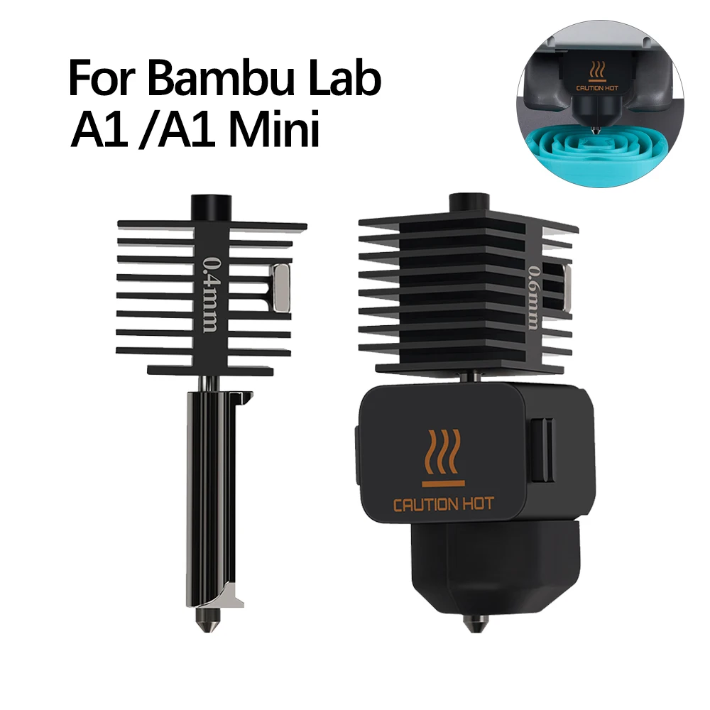 Hotend для Bambu Lab A1 мини сопло сменная закаленная сталь модернизированные