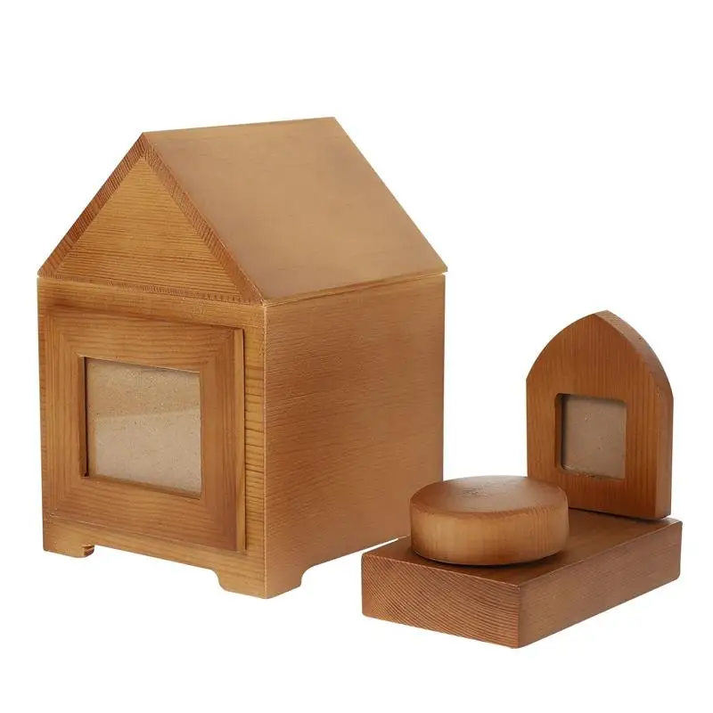 

Wooden Pet Urn Wooden Pet Cremation Box Household Cinerary Casket Dog Accessory