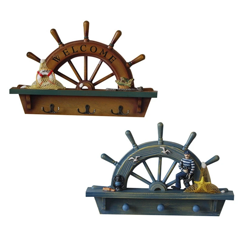 

2 шт., настенные крючки для ключей в средиземноморском стиле