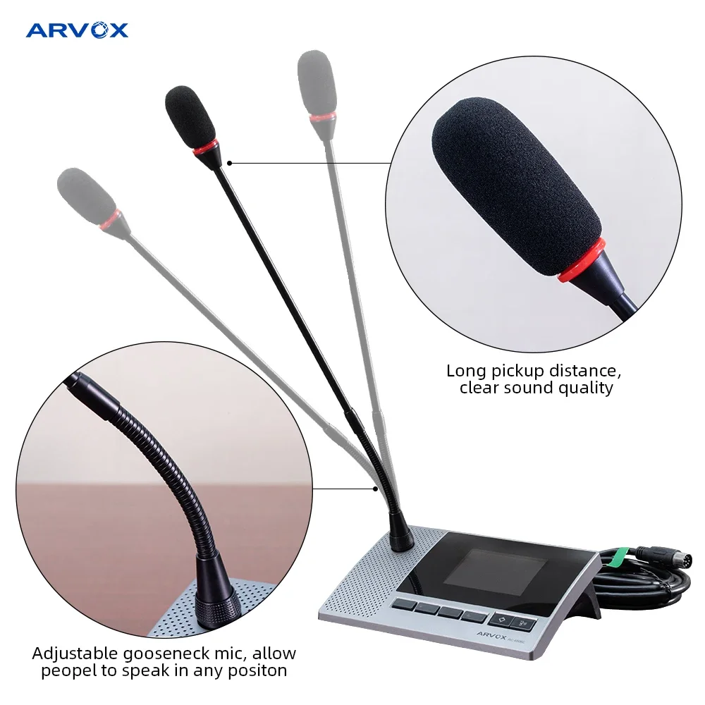 ARVOX RC-6516 Китай лучшее качество пьедестал УШИН проводной динамический настольный