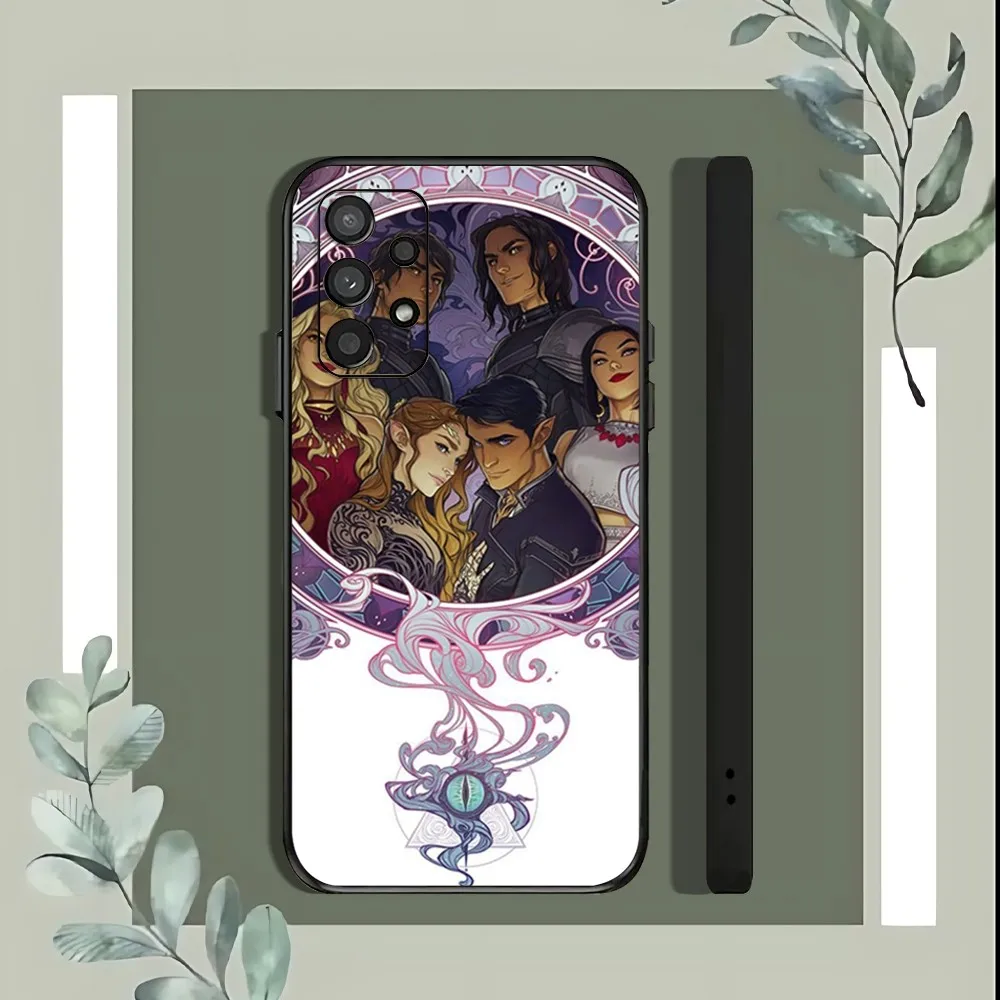 Acotar Court M-Mist And Fury Phone Case For Samsung Galaxy A52 A12 A51 S21 Edge S22ULTRA S23 S24 Plus Ultra Black Cover (art.: 3920ca8425bb5) - 3920ca8425bb5