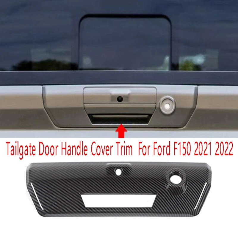 

Car Tailgate Door Handle Cover Decorative Trim Rear Door Handle Cover For Ford F150 2021 2022