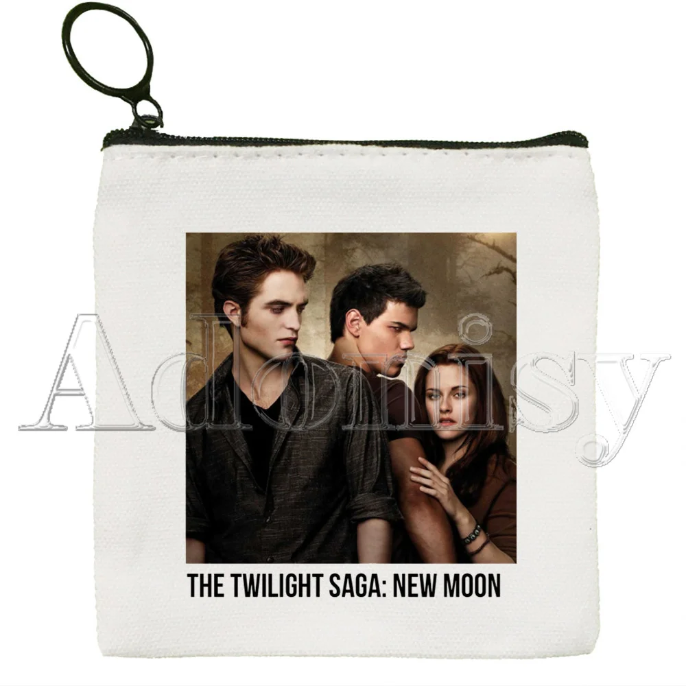 Twilight Cute Mini Coin Purse Canvas Student Wallet Coin Case Zipper Hand Female Key Case
