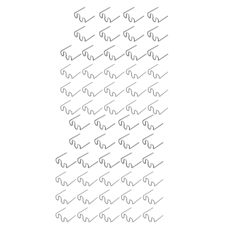 

2000 шт. скобы для горячего степлера, пластиковые ремонтные волнистые скобы, ремонт бампера, кузова, 0,8 0,6 мм, S волнистые скобы