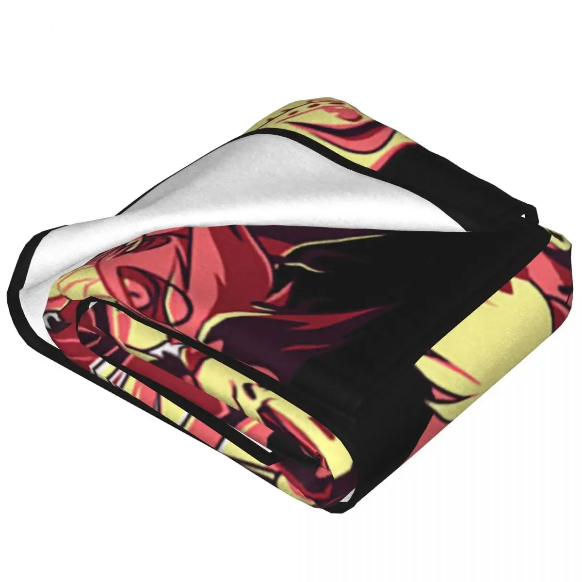 Плюшевое одеяло из кораллового флиса Hazbin Hotels с радио и демоном для кровати