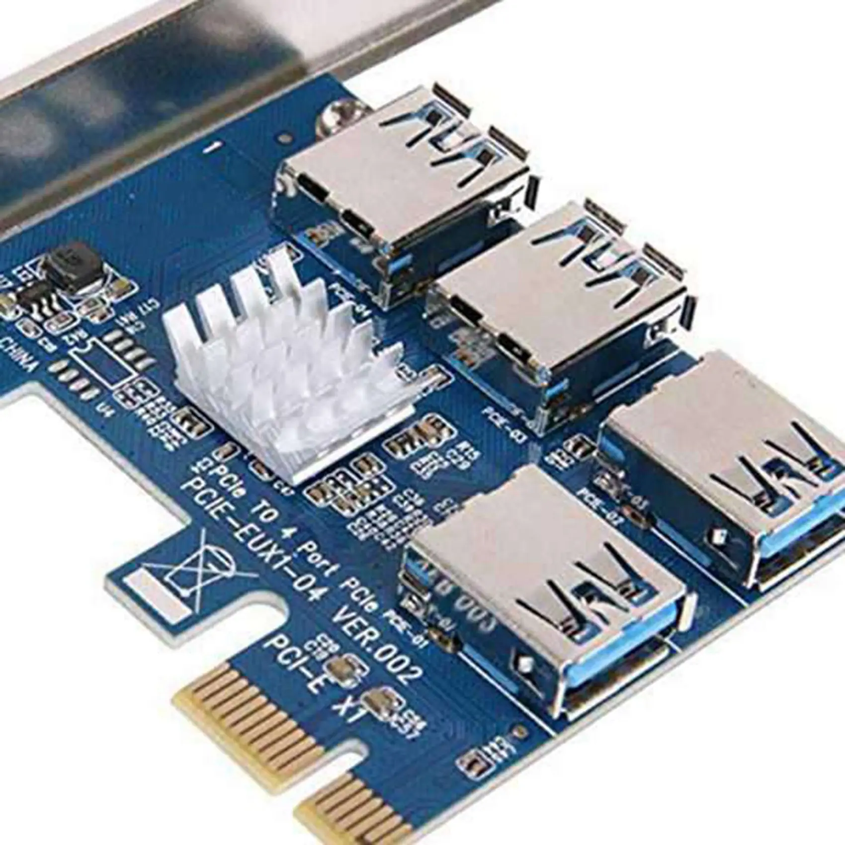 PCI-E Express 1X to 16X Riser 009S PLUS Card PCIE Adapter PCIe Slot Port Multiplier for BTC Bitcoin Miner Mining | Компьютеры и офис