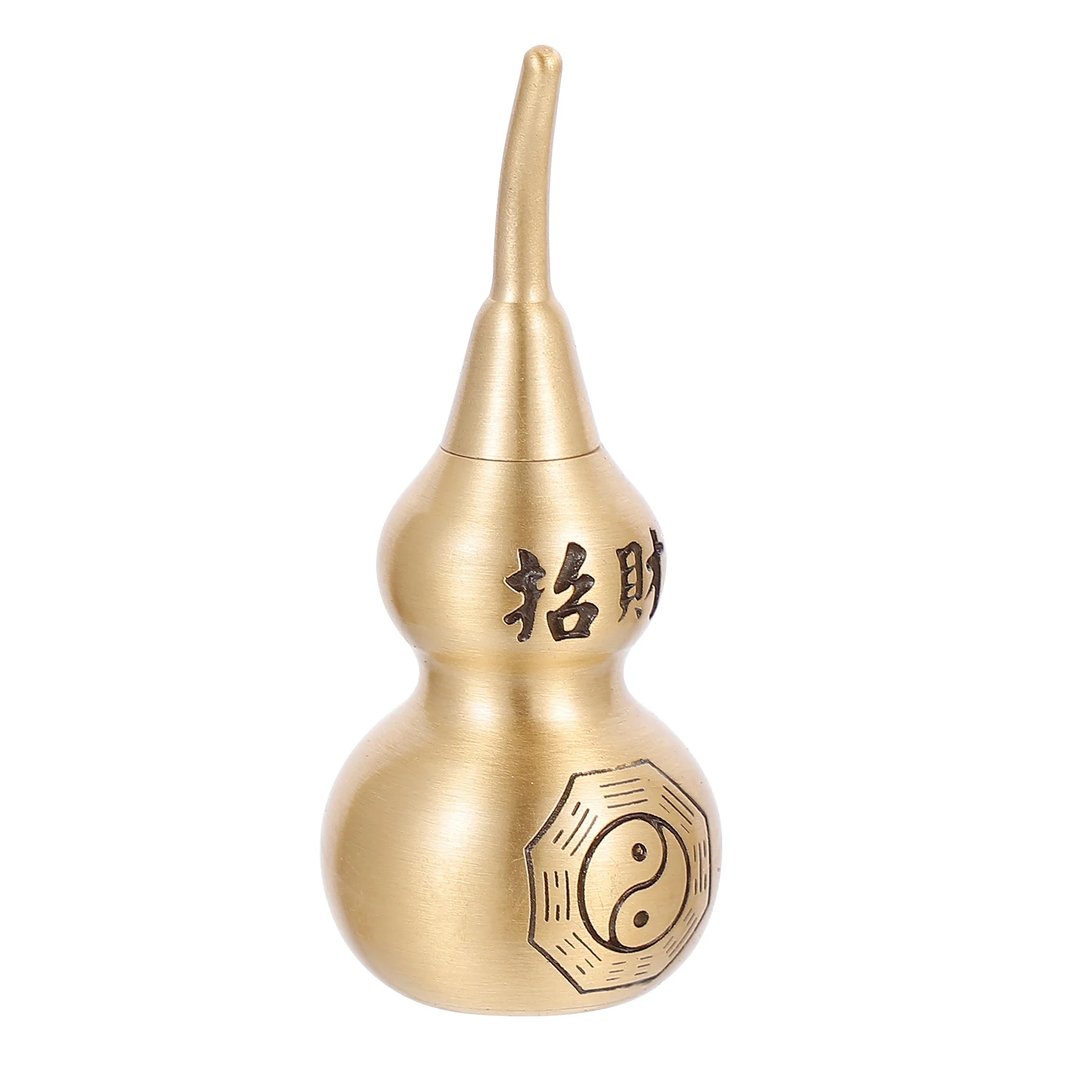 

Gourd Decorative Chinese-style Calabash Adornment Home Auspicious Copper Household Decorations Delicate Amulet Ornament
