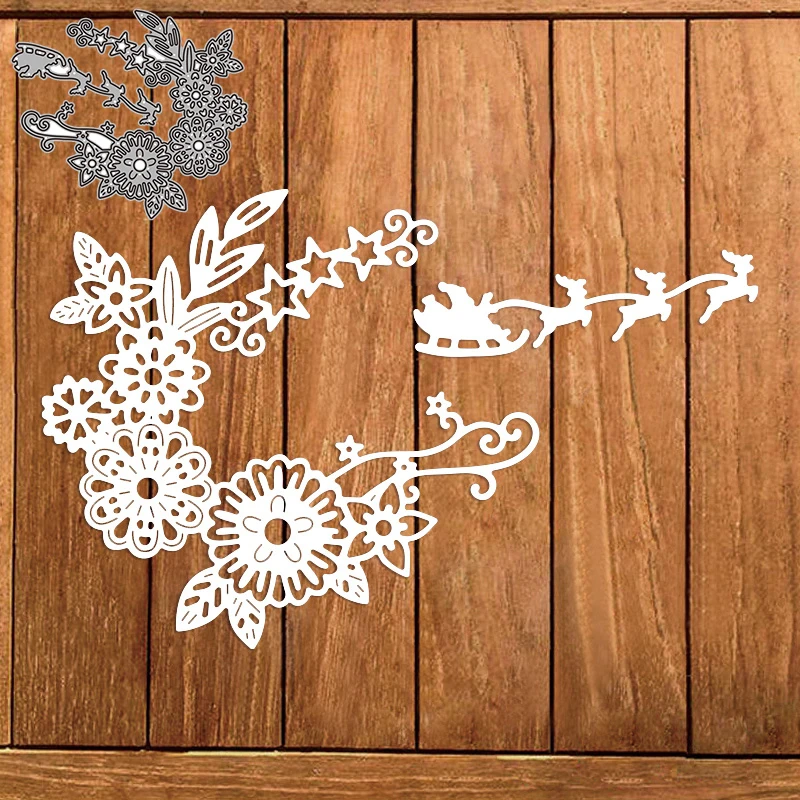 

Moose Flowers Metal Cutting Dies DIY Crafts Card Album Photo Making Scrapbooking Stencil New 2022