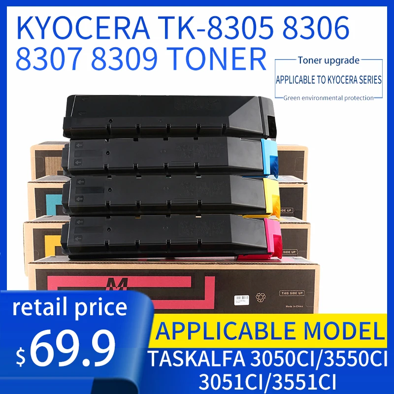 

Kyocera tk8308 toner box taskalfa 3050ci 3550ci 3051ci 3551ci copier toner box tk-8305 8306 8307 8309 toner