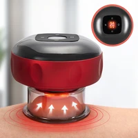 electric therapy massager with red light therapy portable rechargeable adjustable cupping therapy massage tool back body scraper