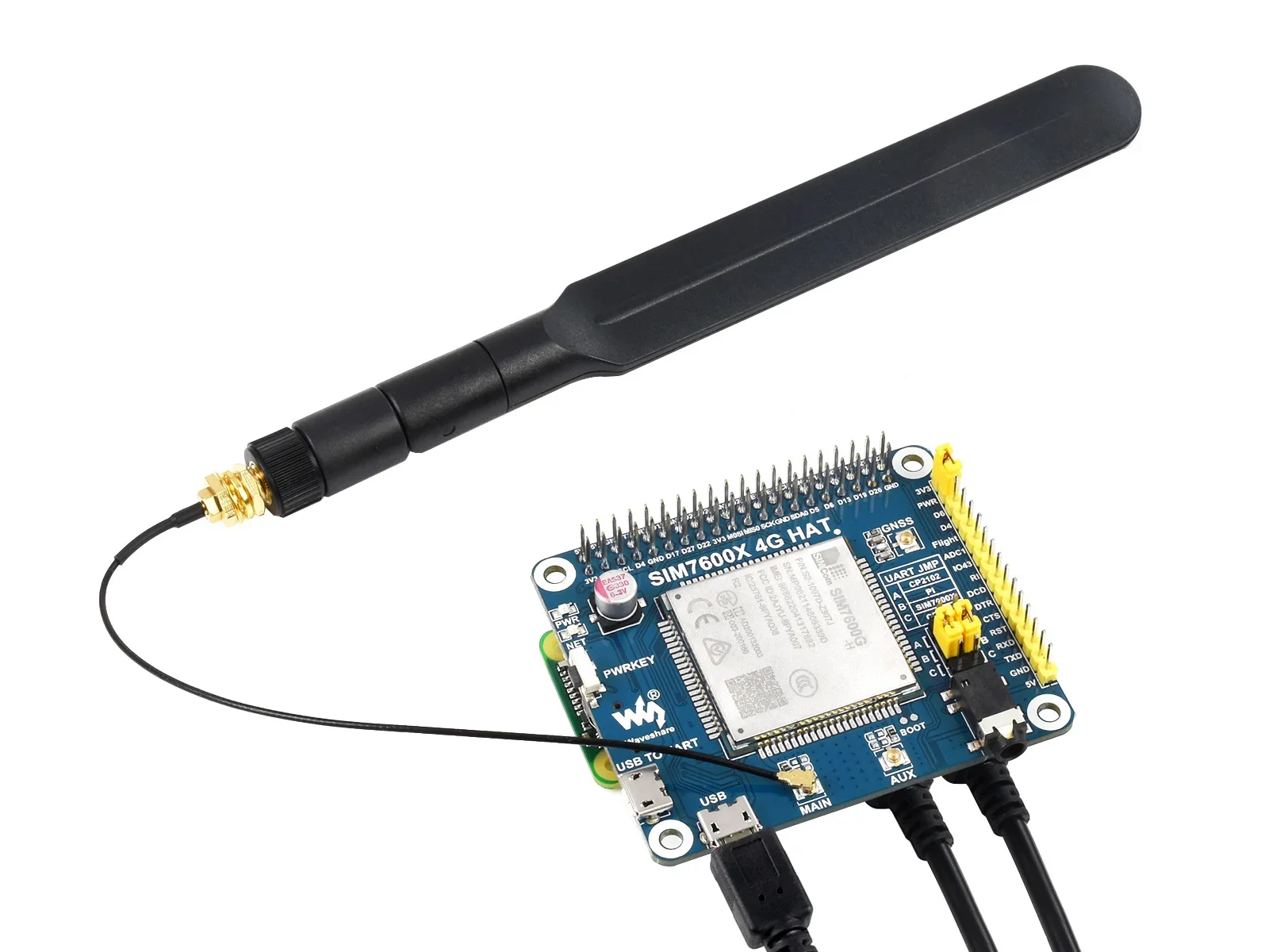 Головной убор для смартфона 4G/3G/2G/GSM/GPRS/GNSS Raspberry Pi с низким энергопотреблением