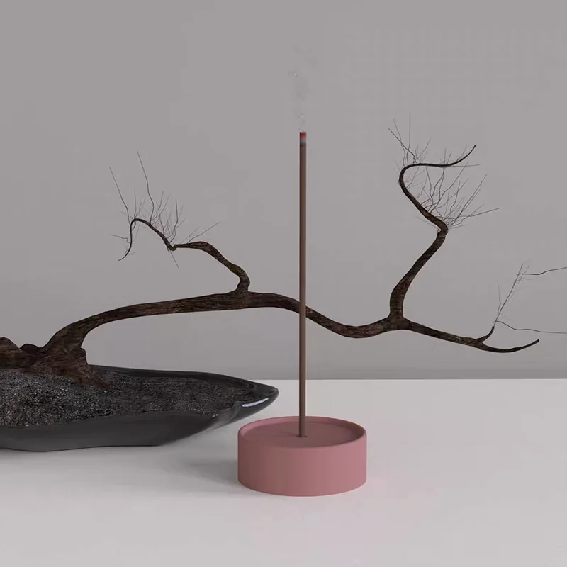 Силиконовая форма для курильницы круглый зеркальный держатель в скандинавском