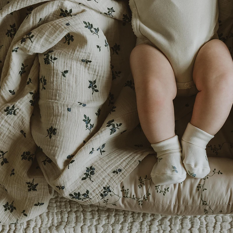 

Summer Bobo Baby Blanket Newborn Muslin Swaddle Blanket Baby Adorned 110x110cm Top Quality Brand Baby Bedding