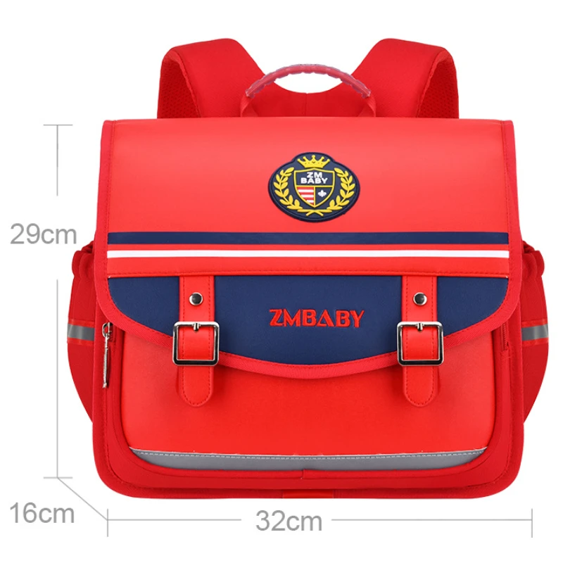 New Student Horizontal British Style Children Simple Backpacks Girl Boy High-capacity Waterproof School Bags for Grades 1-6 Hot