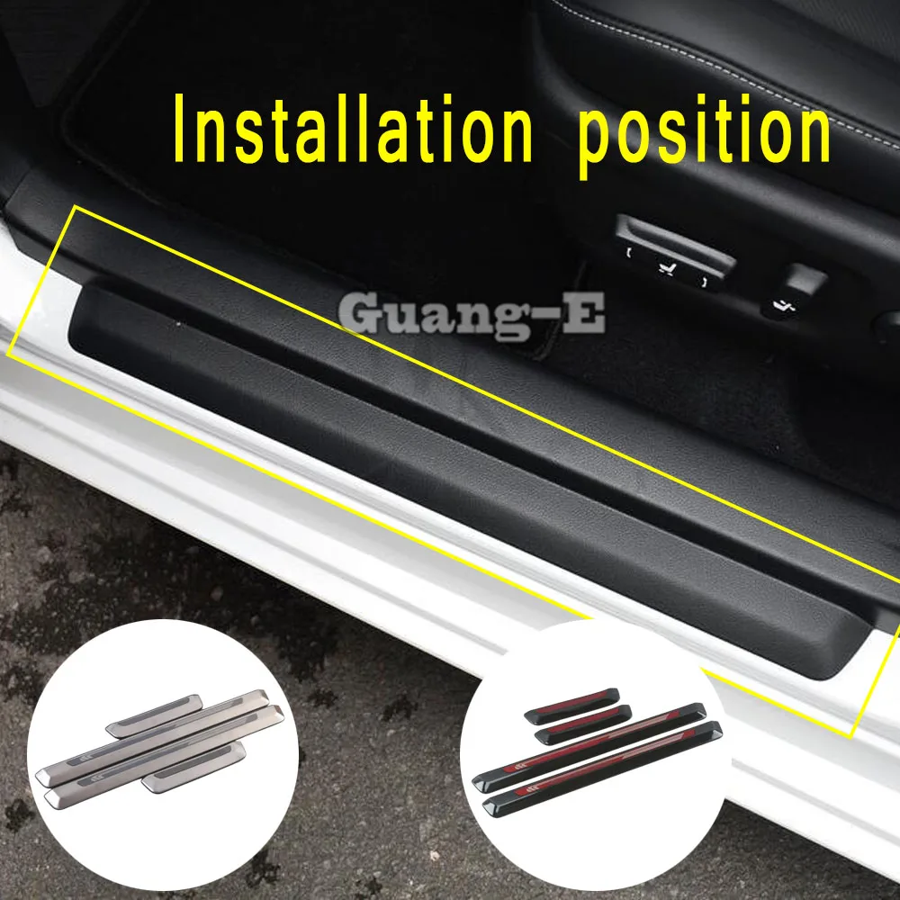 Накладки на дверные педали для Lexus CT CT200h 2019 2020 2021 2022 2023 2024