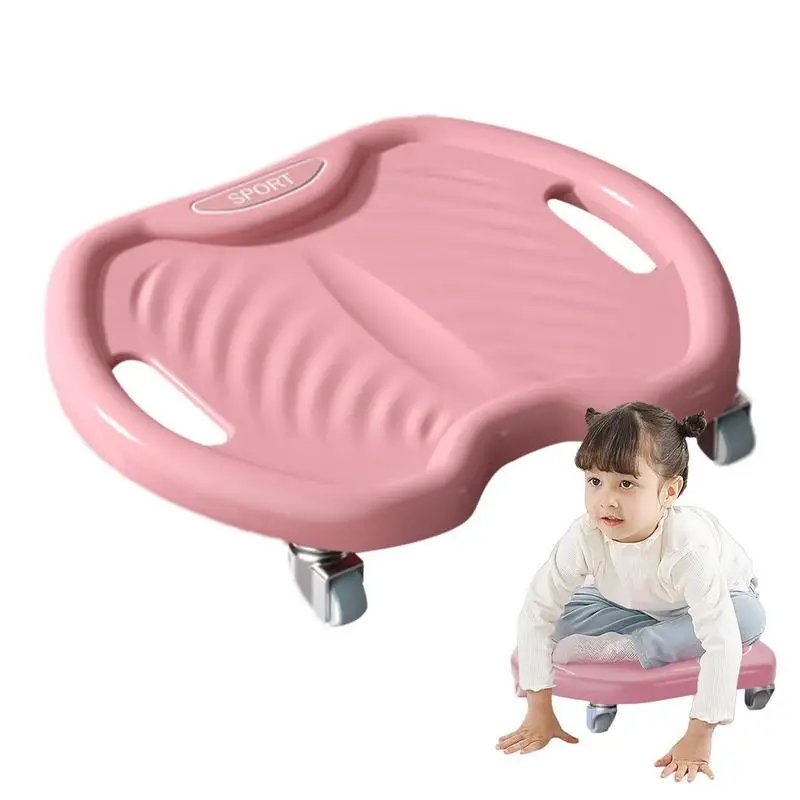 

Wheel Abdominal Roller Tool Four Wheels Core Roller 360 Scroll Wheel Mute Curved Groove Handle For Men And Women