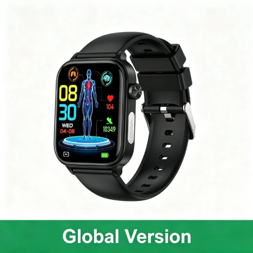 Фото 2026 Xiaomi Redmi Watch 6 Global Version: умные часы с функцией измерения уровня мочевой кислоты, мониторингом сердечного ритма и артериального давления, Bluetooth-звонками, для мужчин и женщин. №1