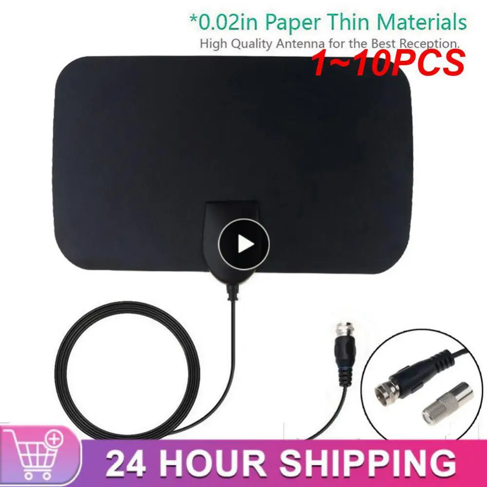 

1~10PCS Antena TV Digital HDTV 4K IPTV Germany Wifi Antenna TV Interior Smart TV 20Dbi DVB-T2 50-Mile Free Channels Signal