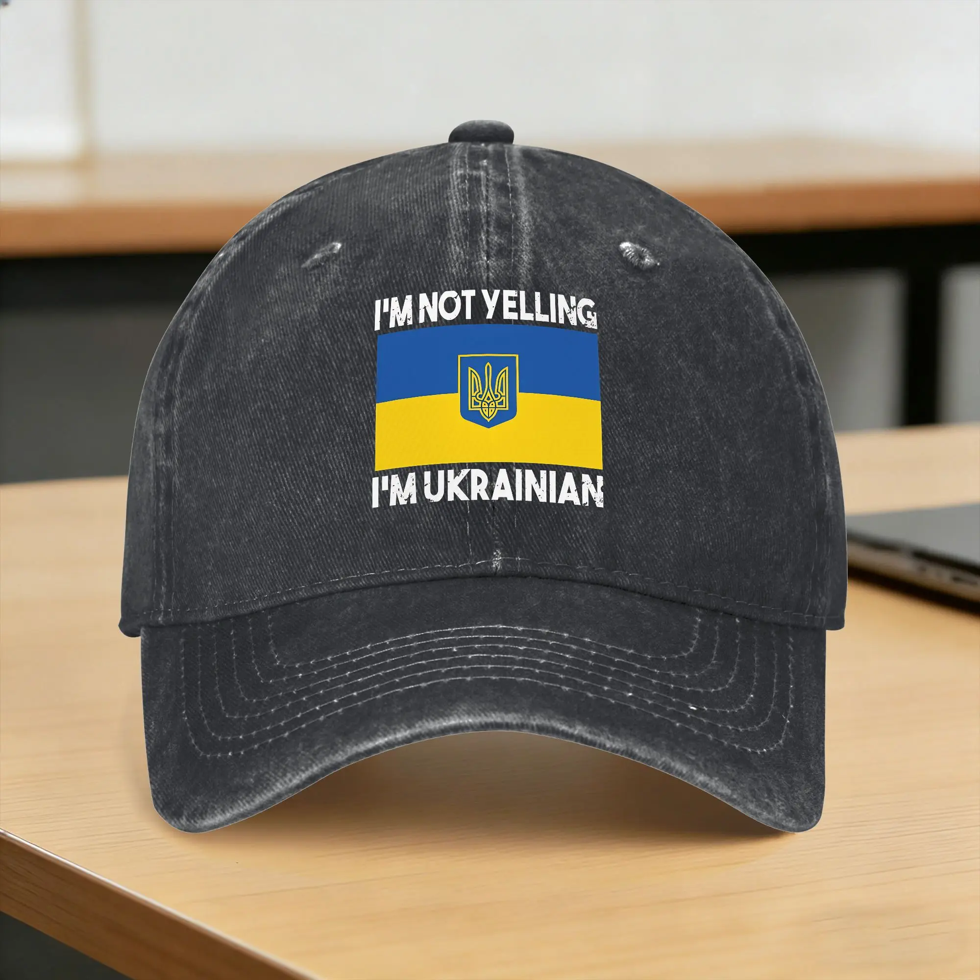 Фото Бейсболка Zelenskyy I'm Not Yelling I'm Ukrainian, повседневная, для охоты и кемпинга, в стиле хип-хоп, летняя, мужская, модная №1