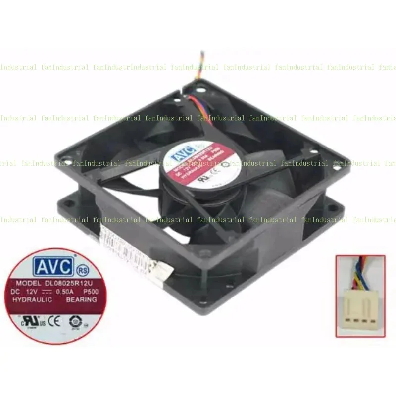 Z AVC DL08025R12U P500 12 В 0,50 А 80x80x25 мм Вентилятор охлаждения сервера (art.: 3920cf30d99ca) - 3920cf30d99ca