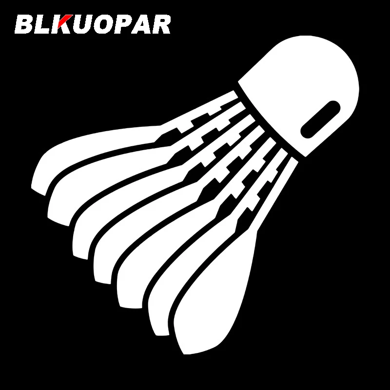 

BLKUOPAR бадминтон автомобиль наклейка личность Забавный простой виниловый высекальная наклейка караван шлем скейтборд