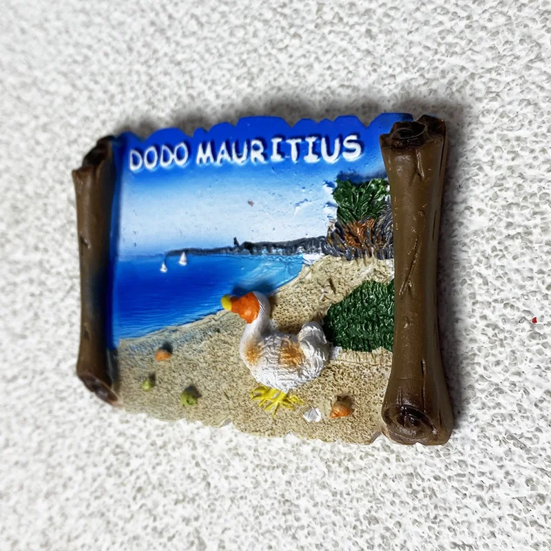 Сувенир для туризма Mauritius 3D коллекционный расписный подарок на память Dodo Bird
