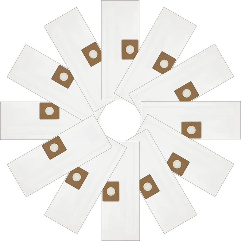 

12PCS Vacuum Bags 2-2.5 Gallon Type B Vacuum Disposable Filter Paper Bags For Shopvac