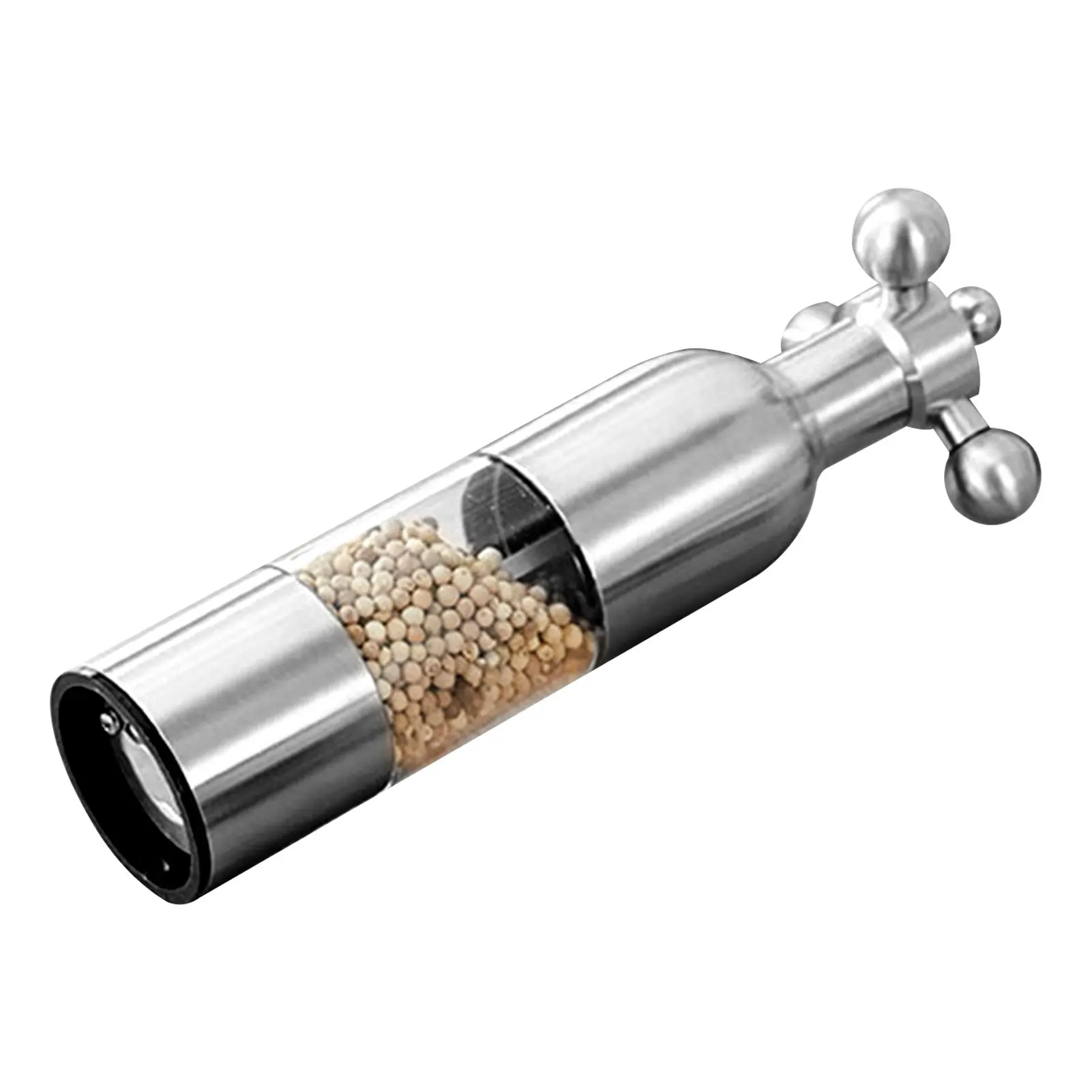 

Pepper Grinder Stainless Steel Pepper Mill Salt And Pepper Shakers Adjustable Coarseness By Ceramic Rotor BBQ Grilling Gadgets