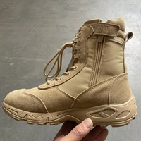 2022 hi top hiking shoes mens dust proof sand proof cross country shoes light non slip combat boots hiking desert boots