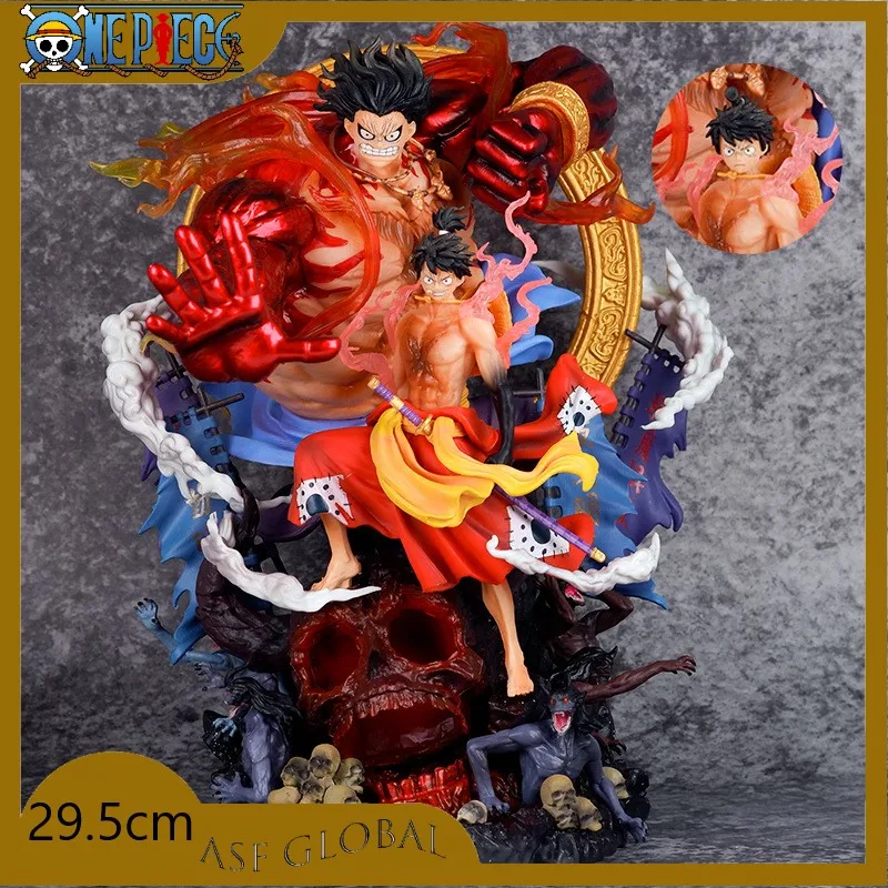 

One Piece Anime Figure Luffy Figure Gear 4 Figure Pirate King Luffy Statue Manga Figures GK Action Figurine Collection Gift Toys