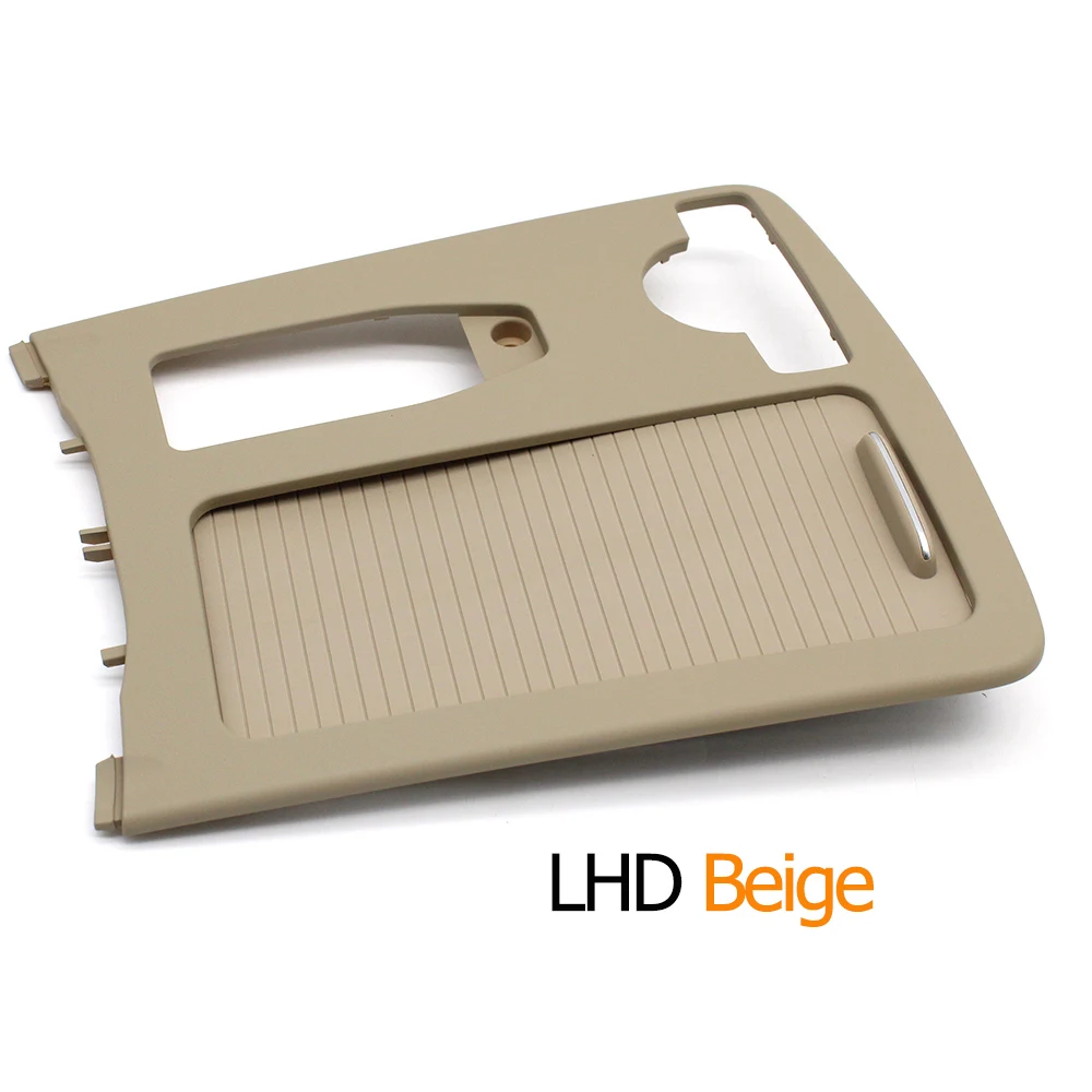 

LHD Центральная консоль, держатель для чашки из углеродного волокна, крышка затвора для Mercedes Benz W204 C E Class C180 C200 C220 W207 W212 E260 E300