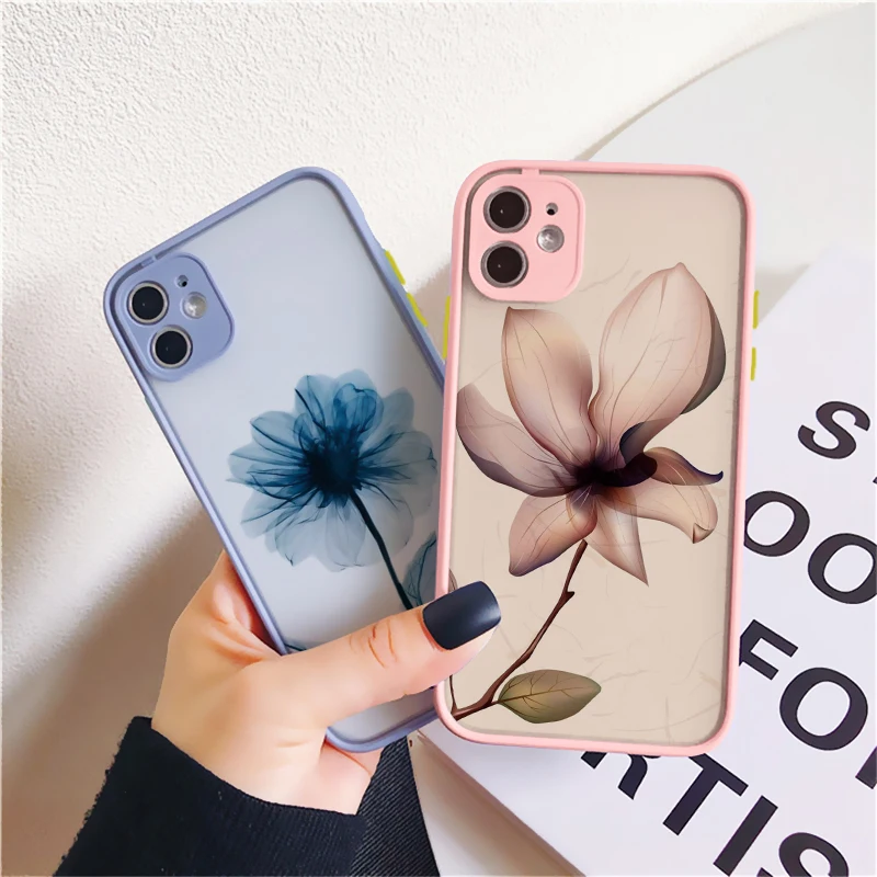 

Simple daisy flower Phone Case For iPhone 14 13 12 11 Pro Max 14 Plus 12 13 Mini 7 8 Plus SE 2020 XS X XR Shockproof Back Covers