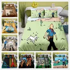 Комплект постельного белья Приключения Тинтина и мило, 23 шт.