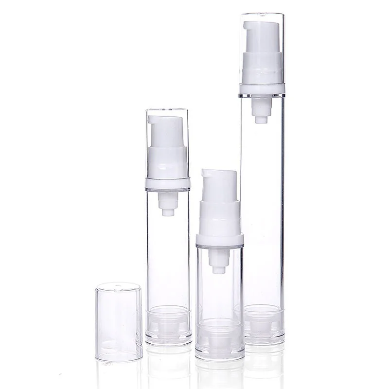 

1PC 5/10/15ml Vacuum Lotion Spray Bottle Perfume Essence Cosmetic Packaging Refillable Sub-Bottling Liquid Container Travel