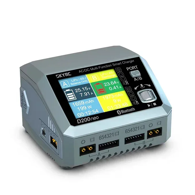 Новости 2023 года Зарядное устройство SkyRC D200neo 800 Вт Балансное зарядное Lipo BD350