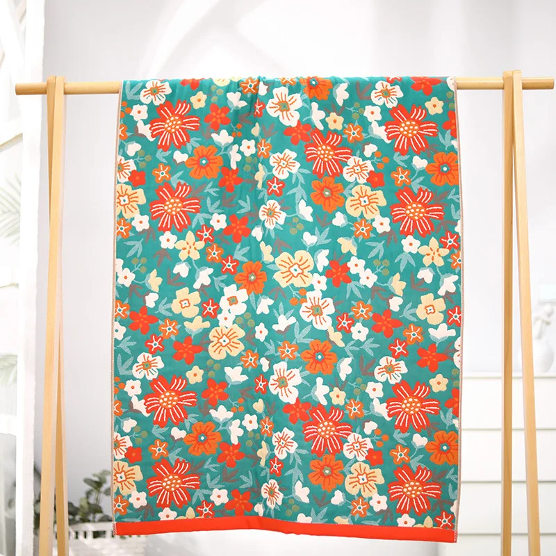 

Cusack Luxury Cotton Bath Gauze Towels Bathroom Large for Children Adults 80*160 Yarn Dyed Jacquard Free Shipping