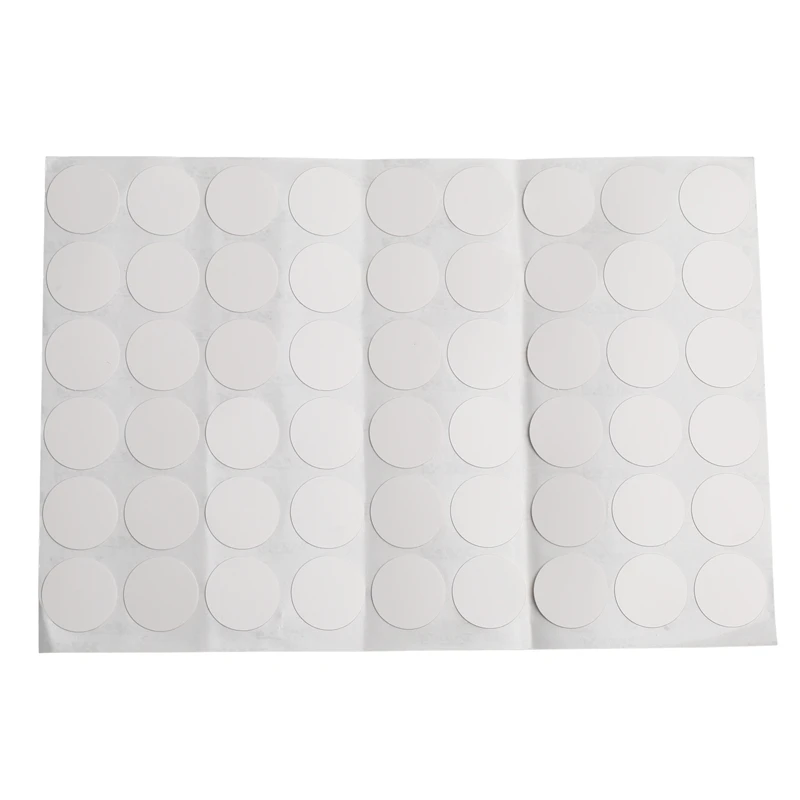 

Wardrobe Cupboard Self-adhesive Screw Covers Caps Stickers 54 in 1 White