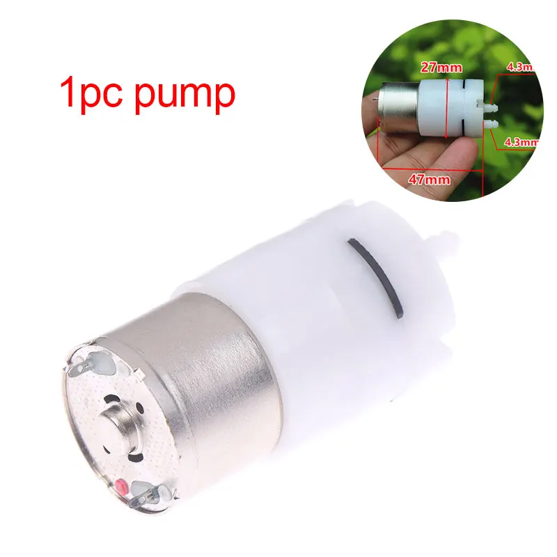 

Водяной насос DC 370, самовсасывающий насос 3,7 в, 5 В, 6 в, диафрагменный насос с двигателем, маленький USB-насос, вакуумный микроэлектрический вод...