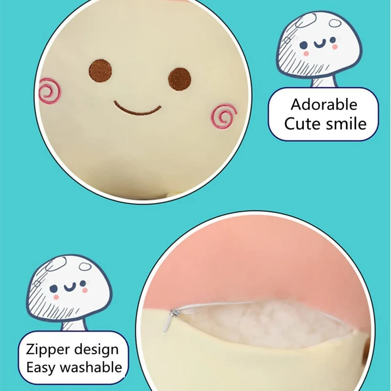 Симпатичная плюшевая игрушка-гриб подушки-грибы мягкая подушка для обнимания