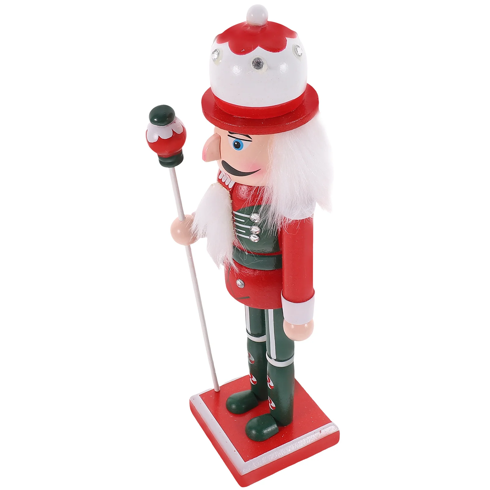 Nutcracker Soldier Christmas Wood Figures Xmas Party Toys for Birthday Piñatas Wooden Ornaments Decor