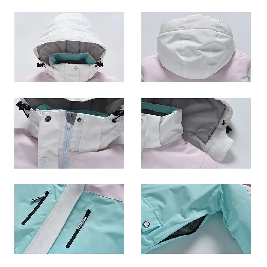 Новый детский лыжный костюм ветрозащитный водонепроницаемый теплый зимний