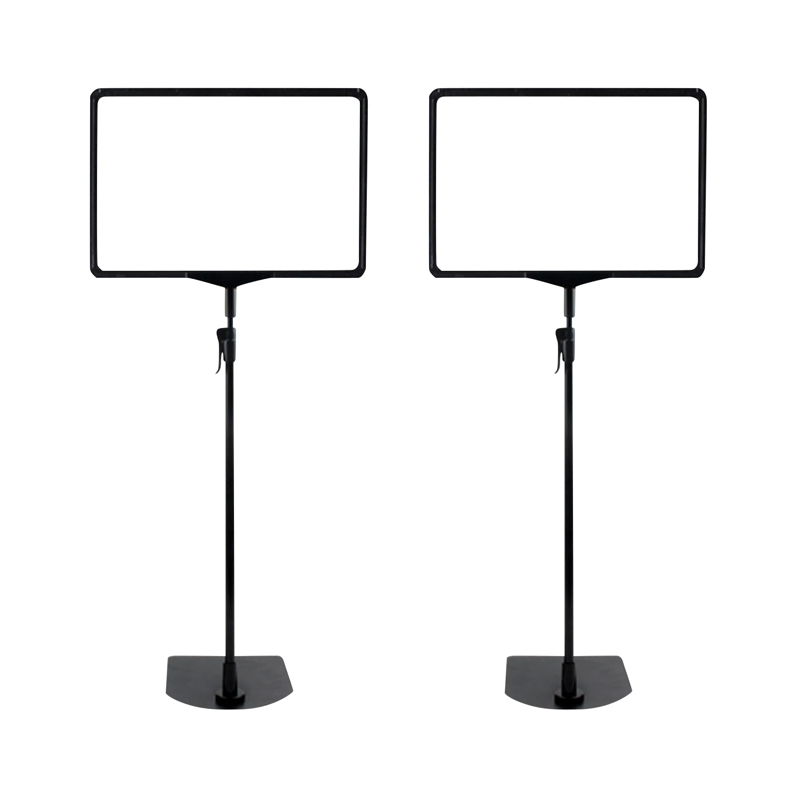 

2PCS A4 Protective Film Party Business Show Table Floor Wedding Church Sign Stand For Display Advertising Adjustable Height