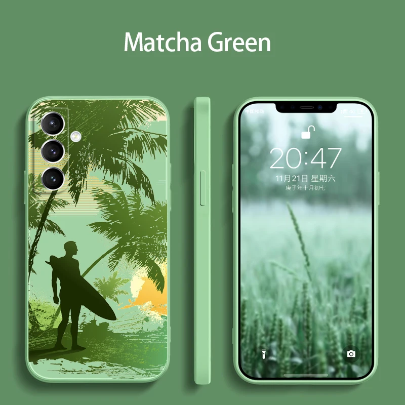 Чехол для телефона Huawei Mate 20 10 30 40 50 honor 9 9A 9X PRO Lite V10 V20 V30 чехол с зелеными листьями